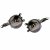 LED DRL rund med L-formet lys 12-24V