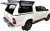 Ladkassekappe med oplukkelige vinduer til Toyota Hilux (Double Cab) fra 2006-2015