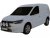 Ekstra lygtebeslag med LED-rampe til Volkswagen Caddy fra 2021-
