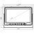 Bakkamera-system 7 monitor inkl. 3 standardkameraer og 1 visir-kamera