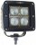 Baggrundslys/arbejdslys med 4x3W dioder 10-30 V