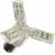 LED-lampe 12V 24xSMD 3-fløjet BA15s