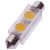 Diodelampe 12V 2xLED varm hvid 42mm feston/spole lampe