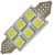Diodelampe 12V 6xSMD 42mm Xenon hvid Festoon/spole lampe