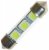 Diodelampe 12V xenon hvid 3xSMD 36mm spolelampe
