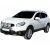 Ekstra lygtebeslag i rustfrit stål til 3 ekstra lygter til Nissan Qashqai 2010-2013