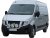 Ekstra lygtebeslag i rustfrit stål til Nissan NV400 fra 2011-