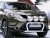 Frontbøjle i aluminium til 3 ekstra lygter til Nissan Qashqai 2014-