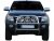 Frontbøjle i rustfrit stål til 3 ekstra lygter til Ford Ranger fra 2012-2015