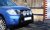 Frontbøjle i rustfrit stål med sort pulverlakering til Nissan Navara/D40 2011-2014
