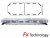 Mega-Flash FX2 - dobbeltrækket LED-lommelygte-rampe 11-30V