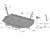 Sumpplade Volkswagen Caddy fra 2004-2010