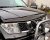 Motorhjelmsbeskytter i mørk akrylplast til Nissan Navara/D40 2006-2010