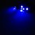 Indvendig LED Krom 12-24V 5xDiode