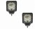 Firkantet LED-arbejdslampe - 27W | 9-32V