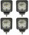 Firkantet LED-arbejdslampe - 27W | 9-32V