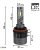 Xtreme DX Gen2 LED Konvertering 12V til Nær- & Fjernlys 5000K | H15