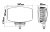 Orion+ Chrome LED ekstra lys | 100W | Valgfrit positionslys i hvid/orange