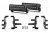 LED-rampe sæt 2x Lumen SQ16 Toyota Hilux fra 2020 og frem