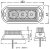 Lommelygte Response 3xLED ECE R65 - 12-24 V