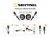 Lazer Sentinel 7 Elite ekstralygte i sort version med positionslys