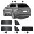 Solskærm Volkswagen Tiguan Allspace fra 2016-2023