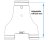 Justerbar tabletholder til fast installation - Passer til 180-230 mm