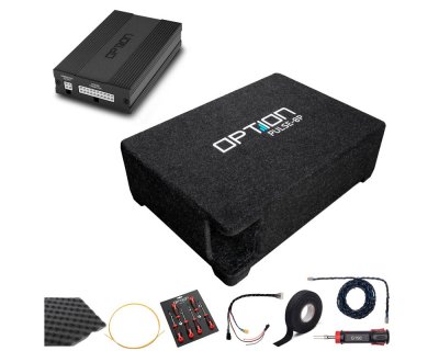 Højttalersæt til Volkswagen Crafter fra 2017 og frem | DSP-lydprocessor, forstærker og subwoofer (PULSE-8P)