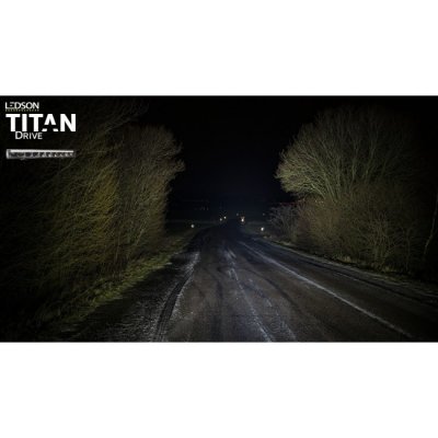 LEDSON Titan LED Ramp - 516 mm (20,5"), 100W, 10-30V | Med positionslys