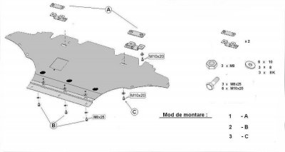 Sumpplade til Audi A5 fra 2009-2015