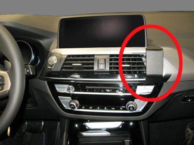 Mobilholder til BMW X3 fra 2018-2024