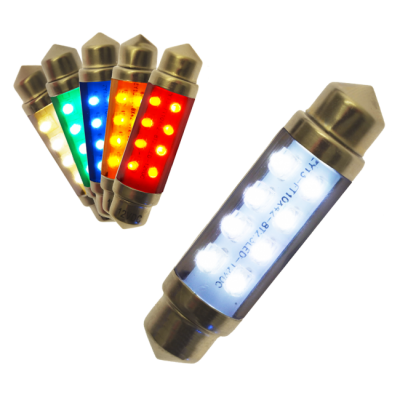 Diodelampe 12V 8xDiode 42mm Festoon/spole lampe