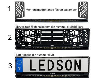 LEDSON Blade 20,5 LED-rampe 88W & XBB-kit | 435 m ved 1 lux