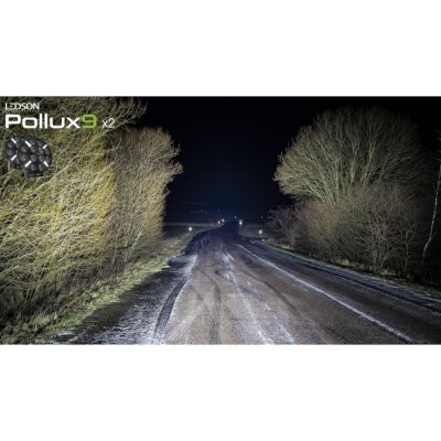 Pollux9+ Gen 2 LED Extra Light 218 mm (9") - 120W