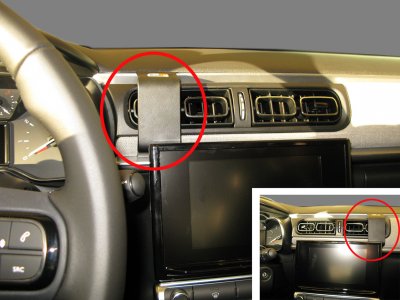 Mobilholder Citroën C3 fra 2017-