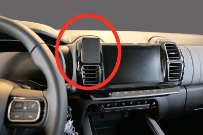 Mobilholder Citroen C5 Aircross fra 2019-2022