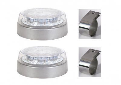 Komplet hjælpelygtepakke inkl. montering - Lightfix LED100 Clear