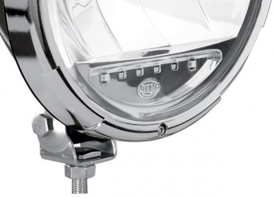 Komplet ekstra lygtepakke inkl. montering - Hella Rallye 3003 Chrome