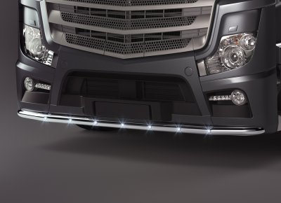 Frontrør i rustfrit stål til MB Actros MP4 2500mm