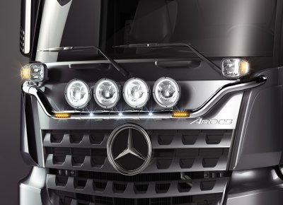 Plovbom i rustfrit stål til Mercedes Arocs