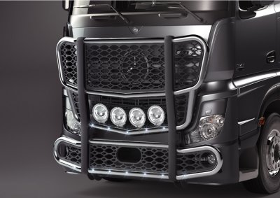 Frontbeskyttelse i ABS-plast til Mercedes-Benz Actros