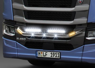 Frontbøjle i rustfrit stål til Scania C20 fra 2017-