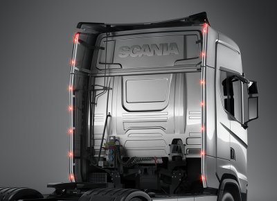 Kabinerør i rustfrit stål til Scania CS20H S-house