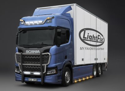Frontbeskyttelse i ABS-plast til Scania C20