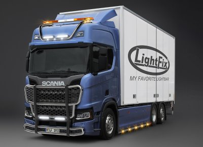 Frontbeskyttelse i ABS-plast til Scania C20