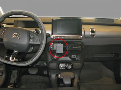 Mobilholder til Citroën C4 Cactus fra 2014-