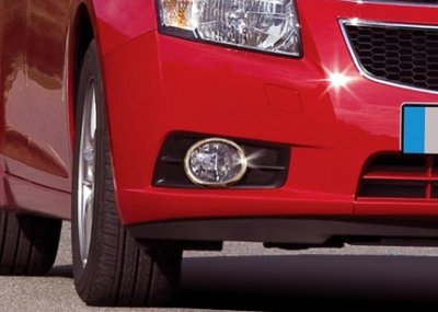 Tågelygteringe i rustfrit stål til Chevrolet Cruze fra 2010-2012