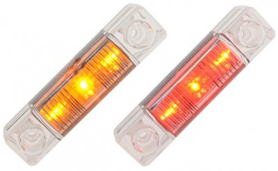 Positionslys med 3xLED 12V/24V