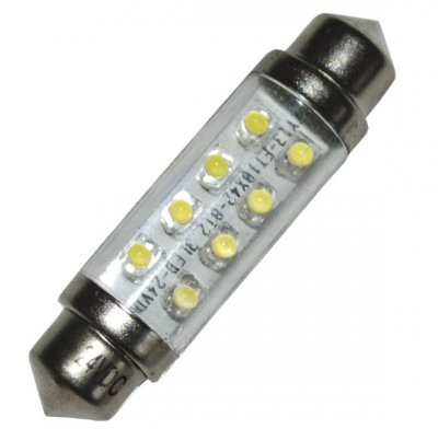 Diodelampe 24V 42 mm Spolelampe