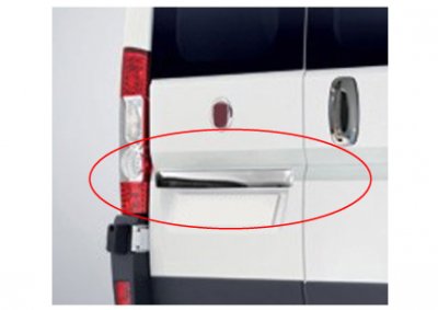Rustfri stålliste til bagdør på Peugeot Boxer fra 2007-/2014-